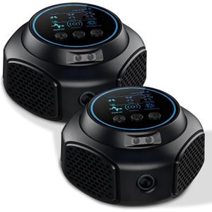 Ultrasonic Mouse Repellent Pest Control Repeller, Mouse Traps for Rodent, Mice, Ant, Rat, Squirrel, Bug, Roach, Bat, Rat  Mice Repellent Device for House Plug in Indoor for Home 2Pack Black