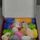 ZMCINER 12 Prefilled Easter Eggs with Plush Filled Easter Eggs with Inside for Easter Basket Stuffers, Easter Party Favor