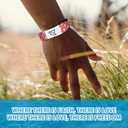 9 x Bible Verse Bracelets Christian Bracelet Wristbands with NFC (Daily Bible Verse Pink)