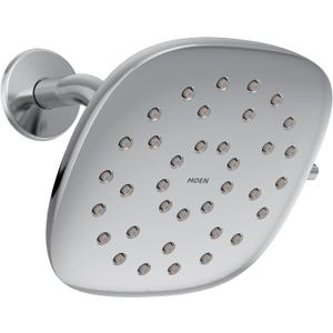 Moen Verso Eco-Performance Infiniti Dial Square Rain Shower Head, 7-Inch Diameter Spray Head, Chrome, 220R5EP Moen Verso Eco-Performance Infiniti Dial Square Rain Shower Head, 7-Inch Diameter Spray Head, Chrome, 220R5EP