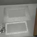 Wide mouth Pool Skimmer Repair Kit 304 Stainless Steel plate 18 .75"W 12.25"H Compatible with Hayward Swimline JED Pool Tools Jacuzzi Pacfab Water Xmnbl 1091WM,XJJ wide mouth Pool Wall Repair Panel