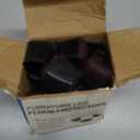 Chair Leg Floor Protectors Square Chair Leg Protectors for Hardwood Floors Silicone Caps Felt Strengthen Bottom Protection Anti-Scratch Reduce Noise 16 Pack Black Square M Fit:13/16" to 1" (20-26mm)