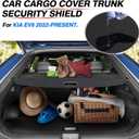 Powerty Cargo Cover for Kia EV6 2022-2025 2026 Trunk Cover Retractable Trunk Shielding Shade EV6 Accessories Cargo Luggage Cover Black