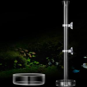 CHENGU 3 Pieces Shrimp Feeding Tube and Dish Set, 14 Inch Glass Shrimp Feeder Tube and 2 Aquarium Dish Bowl Fish Tank Feeding Supplies for Fish Tank Aquarium