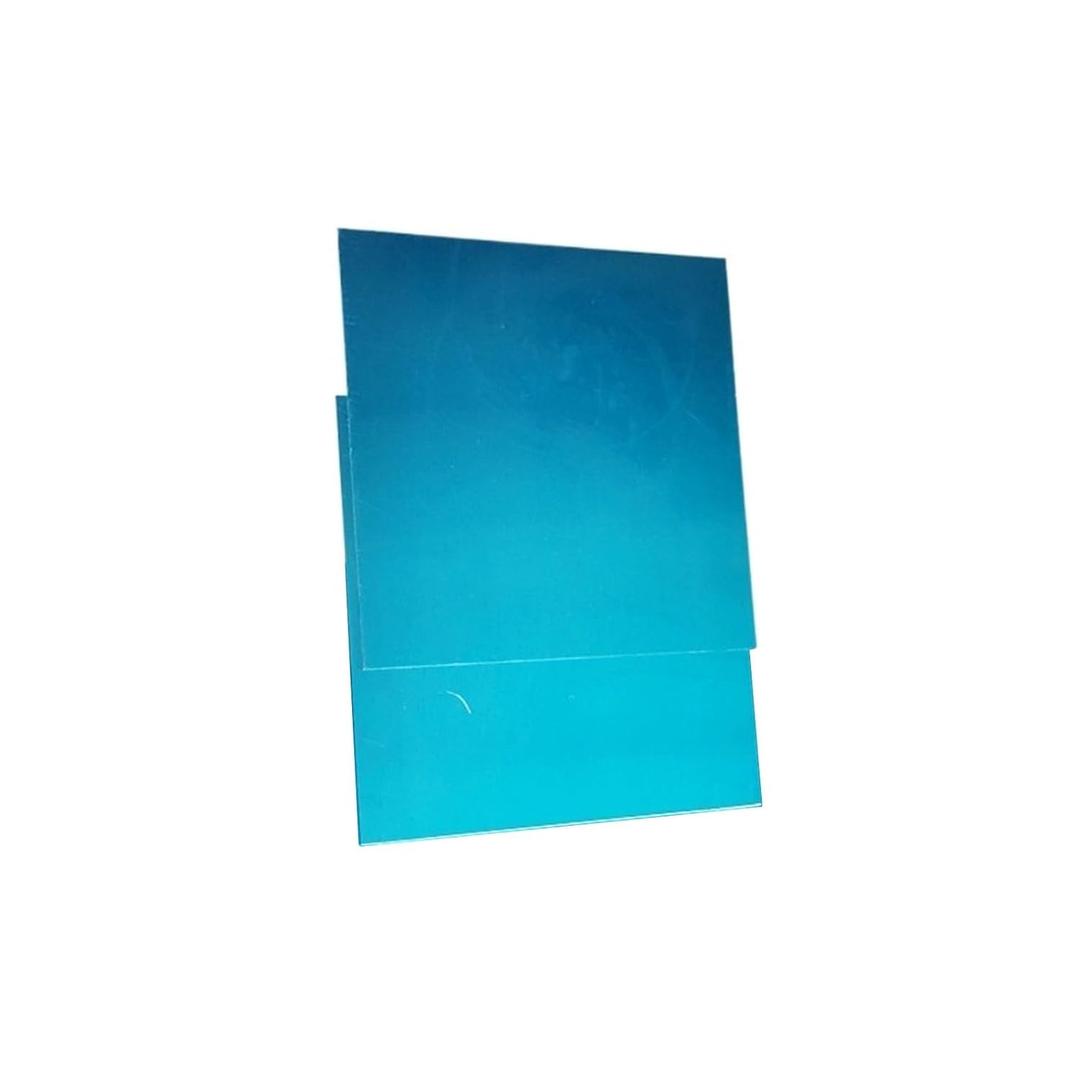 2pcs 304 Stainless Steel Fine Polished Plate 0.5mm x 60mm x 60mm worktop