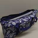 Mose Cafolo American Mahjong Set, Blue Paisley Carrying Bag,166 Premium White Tiles,4 All-in-One Color Rack/Pushers Complete Mahjong Tiles Set (Ma Jong, Mah-Jongg, Majiang)
