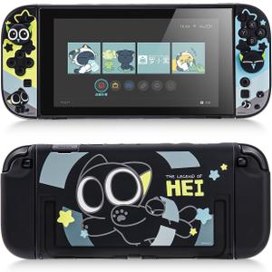 GeekShare Protective Case Compatible with Switch 2, Hard PC Slim Dockable Shell Cover Designed for Switch 2025 Game Console and Joysticks Controllers - The HEI Series