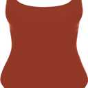 Narecte Sexy One Piece Bathing Suit for Women Tummy Control High Cut One Piece Swimsuit Women's (18-20, Red) XL