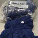 Inhand 8 Pack Chunky Chenille Yarn for Crocheting30.6 Yards, 7.7oz, Soft Fluffy Thick Yarn,Gifts for Men/Women Birthday Christmas Unique,Hand Knitting for Blankets&DIY Crafts (Navy Blue)