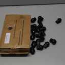 M14x1.5 Lug Nuts Fit Cadillac CTS Chevy Camaro Dodge Charger Challenger Charger Tesla, 19 PCS OEM/Stock Style Black 14mmx1.5 Wheel Lug Nuts 7/8" Hex Replace 6509873AA 611-331 6509-873AA 5Lug Rim Sedan