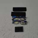 2 Pack Excellent Unbreakable Blue Light Blocking Reading Glasses for Men, Stylish Bold Frame No-Line Eyeglasses Anti UV/Eye Strain Quality Chunky Computer Readers With Clear Vision,+2.5 (Single Vision Readers Thick Temples - Black and Grey)