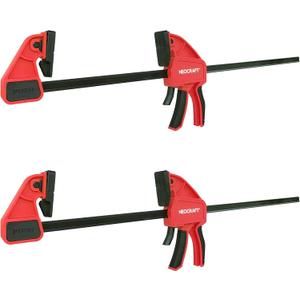 Neocraft 2-Pack Bar Clamps for Woodworking, Universal Swivel Jaw One-Handed Clamp/Spreader, 24 inches Wood Clamps Set, medium-Duty Quick-Change F Clamp with 360 lbs clamping force