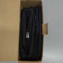 Tactical Lunch Box for Men, Large Insulated Lunch Bag for Adult, Heavy Duty Double Deck Expandable Lunch Cooler Bag with American Flag, Leakproof Soft Lunch Pail for Work Office Camping - Black (16.5L)