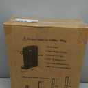 Folding Hand Truck Lightweight Hand Truck Dolly Foldable,Luggage cart with 4 Rotate Wheels, Utility Cart with Adjustable Handle,Collapsible Dolly for Moving (Black)