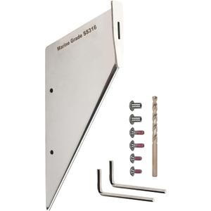27151 Boat Skeg Guard Repair Kit Compatible with Yamaha 150 175 200 300 350 HP Outboard Marine Models Material Stainless Steel