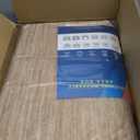 GarveeHome Scalloped Living Room Rug 5x7 Area Rug Washable Area Rug for Bedroom Modern Traditional Kids Rug Non Slip Throw Rugs Soft Low Pile Stain Resistant Carpet for Dining Room 5'x7' Light Brown