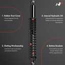 A-Premium Rear Towing Shocks Absorbers - Compatible with Chevrolet Silverado 1500, Tahoe and GMC Sierra 1500, Yukon and Dodge Ram 1500 and Nissan Titan - 2x Load Adjusting Shocks with Coil Spring