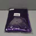 LHJ Unisex Full Length Hooded Robe Cloak Long Velvet Cape Cosplay Costume (Purple), XL