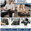 Car Seat Tray Table, Multi-Function Adjustable Tray for Work & Eat
Pneumatic lift, 360° rotatable top, tool-free car tray. High-density composite holds 10kg, anti-slip base