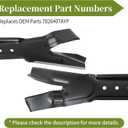 7026407AYP Lawn Mower Mulching Blade for 21" Deck, Compatible with S-Napper Nin-ja C21409R C21509R CP21409R CP21509R C21559BV Walke Behind Mower, 1 Pack