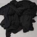 Table Skirts for Rectangle Tables 6ft - One-Piece Black Tablecloths and Skirt, Wrinkle Resistant Ruffles Elastic Cover for Banquets, Weddings, Events, Parties (72" x 30" (Rectangular)