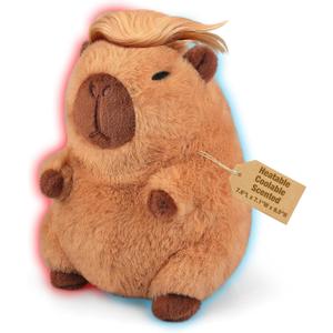 Heatable Capybara Plush  Microwavable & Coolable Stuffed Animal, Funny Heating Pad for Muscle Pain, Capybara Stuffed Animal, Novelty Gift for Adults & Kids, Cuddly Stuffed Toy for Companion
