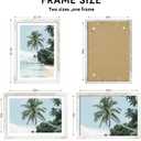 Hongkee 14x20 Picture Frame, Distressed White Wood Style - Display Posters 12 x 18 with Mat or 14x20 without Mat, Wall Mounting Horizontal and Vertical, 1 Pack