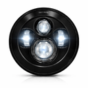 2 pack Eagle Lights 7" LED Headlight for Harley-Davidson® and Indian® Motorcycles - Generation I / Black Kit