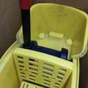 Rubbermaid Commercial Products 31-Quart Tandem Mop Bucket & Wringer, Yellow