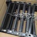 Hanger Central 30 Pack Pants Hangers  12 Inch Slim Plastic Clothes Hangers with Clips for Skirts, Shorts & Trousers  Non Slip Grip, Heavy Duty Space Saver with Swivel Hook  Black Closet Organizer