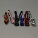 6 Pcs Cat Collars with Bow Tie and Bell, Breakaway Kitten Collar Adjustable Buckle 8-12 in Quick Release for Small Pet