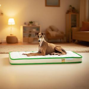 KOAZY Orthopedic Dog Bed for Extra Large Dogs - Waterproof Memory Foam XL Dog Bed with Durable Spring, Removable Washable Cover, and Nonskid Bottom, 47"x29" for Pets up to 260 lbs