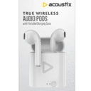 Acoustix TRUE WIRELESS AUDIOBUDS+ w portable charging case
