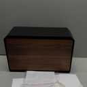 Wall-Mount Mailbox for House - Walnut & Galvanized Steel Rust-Proof Metal Post Box, Large Capacity, Easy to Install Wall Mount, Mailboxes for Outside House Porch, 15.8" x 9.2" x 6"