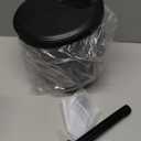 Automatic Cat Feeder with Timed Food Dispenser, One-Touch Feeding, Dual Power Supply, Anti-Bug Design, Visible 3L Hopper  Automatic Pet Feeder for Cats and Small Dogs (Black)