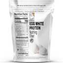 It's Just! - Egg White Protein Powder, Made in USA from Cage-Free Eggs, Dried Egg Whites (Unflavored, 8oz) (8 Ounce (Pack of 1))