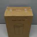 Black Bathroom Trash Can 2.6 Gallon Motion Sensor Trash Cans Automatic Touchless Garbage Bin Small Smart Trash Can for Bathroom,Kitchen, Toilet, Bedroom, RV