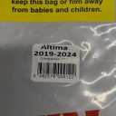 RizLiner Nissan Altima 2019-2026 Floor Mats 3D Custom Fit Compatible with Nissan Altima Car Mats Laser Measured 1st & 2nd Row Floor Liners All Weather Odorless Non-Slip TPE (Front & Rear, Black)