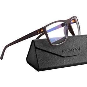 Gaming Glasses, Anti Blue Light Glasses Men, Lightweight Frame Square UV400 Protection Blue Computer Eye