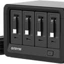 Gitryin 12-in-1 Desktop Charging Station with 4 Retractable Type-C Wall Chargers, 40W USB-C Power Strip with Flat Plug, Extension Cord with 1020J Surge Protection for Home Office