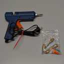 Full Size Hot Glue Gun, 150 Watts with 6 Copper Nozzles Temperature Adjustable Craft Repair Tool Professional Melting Glue Gun DIY Thermo Tool Include 5Pcs Highly Viscous Glue Sticks Luxury Set