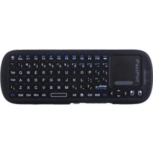 iPazzPort 2.4G+Bluetooth Wireless Mini Keyboard with Touchpad and Mouse Compact Design,Portable Lightweight for PC/Android/iOS/Raspberry/HTPC