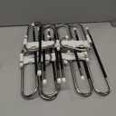 Kalimdor Pants Hangers 2 Pack Space Saving Metal Closet Organizer,Clothes Pants Hangers,Anti-Slip Design,Closet Organizers and Storage for Pants Jeans Skirts Scarf Legging