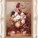 Vintage White Picture Frames 5x7, French Cottage Style Photo Frame for Gallery Wall and Tabletop Display, Decorative Hand-Crafted Floral Design Home Dcor