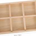 Cabilock Rustic Wooden Serving Tray 7.87X5.90 Inch Multi-Purpose Pallet for Snacks Vegetables Jewelry Organizer and Dip Platter for Parties and Daily Use