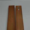 Wood Wall Vase Set of 2, 11.6 x 2.52 x 1.37 inch for Dried Flowers and Faux Greenery Plants for Bathroom, Kitchen, Farmhouse, Dining Room Wall Decor Brown