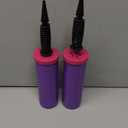 Balloon Pump Hand Held, Inflator Air Pump for Balloons - 2Way Dual Action, 2Pack: Friends can Help - Easy to Use, 100% Lifetime Satisfaction Guarantee - Sturdy Ballon Inflator Pump, Set of 2 Packs
