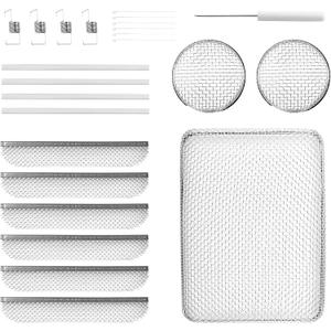 RVGUARD RV Flying Insect Screen Stainless Steel Mesh with Installation Tool and Silicone Rubber, Circular 2.8 Inch, 8.1 x 1.5 Inch, 8.5 x 6 x 1.3 Inch