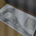 Chandelier LED Crystal Chandelier Lighting Dimmable LED Chandeliers Modern Ceiling Light Fixture 3 Rings Adjustable Stainless Steel Pendant Light for Bedrooms Living Room