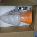 Ice Cream wall lamp Spiral Cone Decorative wall Light Fixture, DIY Lighting Fixtures for Kitchens, Dining Rooms and More（Orange）